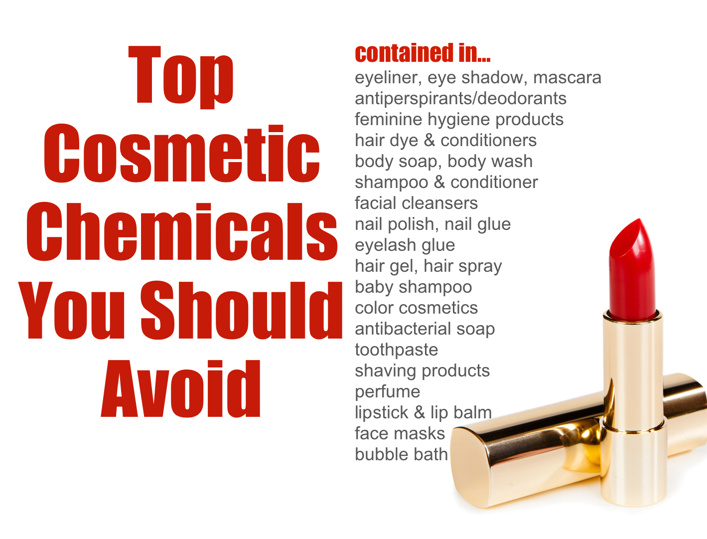 Patti and Doug's Grassroots Blog Top Cosmetic Chemicals You Should Avoid