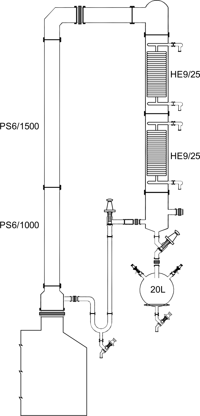 [How To] Calculate the height of vapor line of a batch reactor Pharma