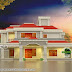 5 bedroom sloped roof house plan 325 sq M