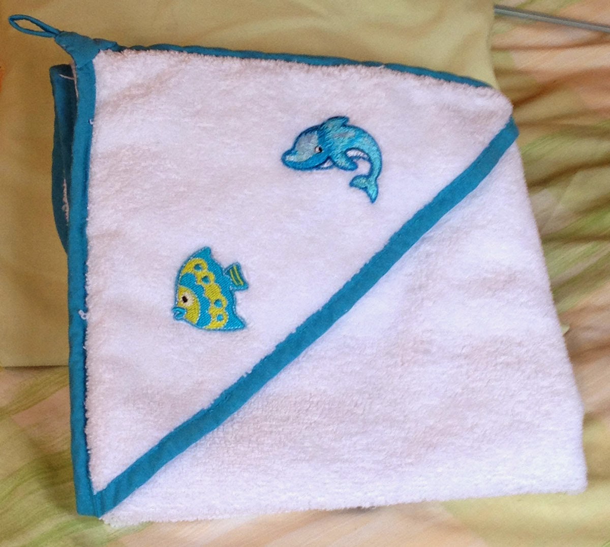 New Grandma Wants to Sew! A New Baby Towel, and Easy Dribble Bibs
