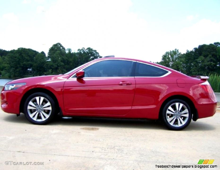 San Marino Red 2008 Honda Accord EX L Coupe Exterior Photo