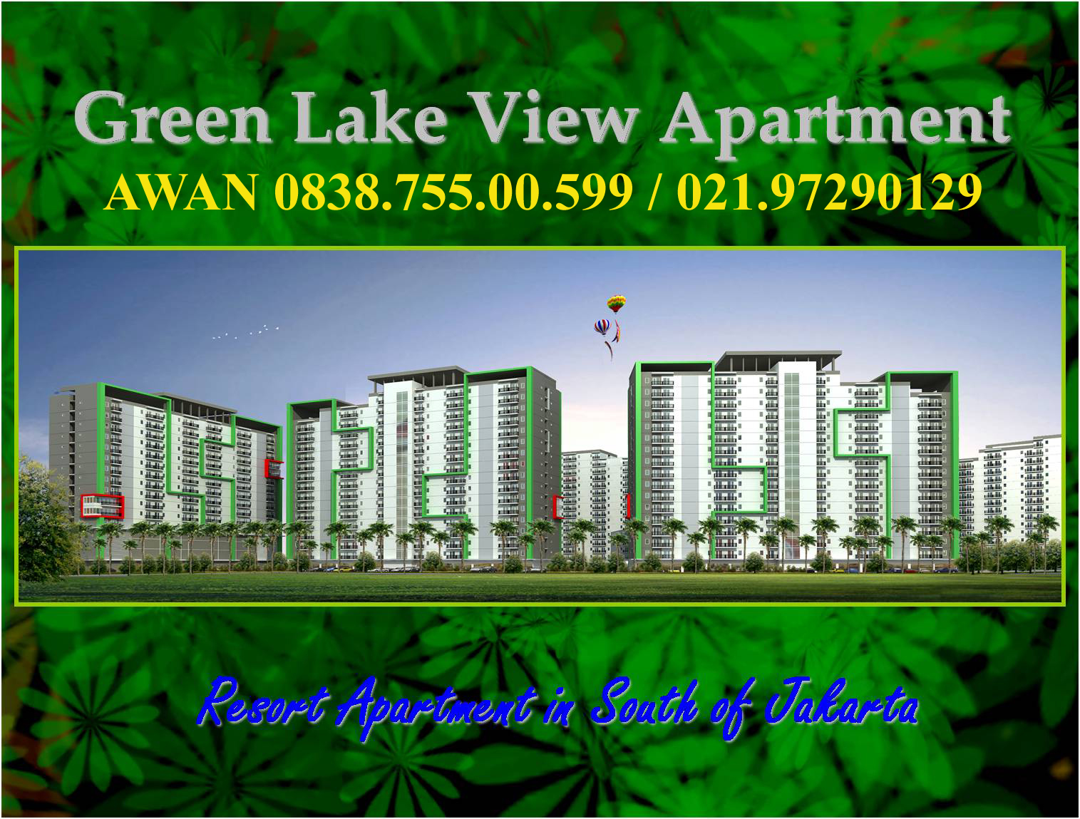 RESORT APARTEMEN GREEN LAKE VIEW ( GLV )
