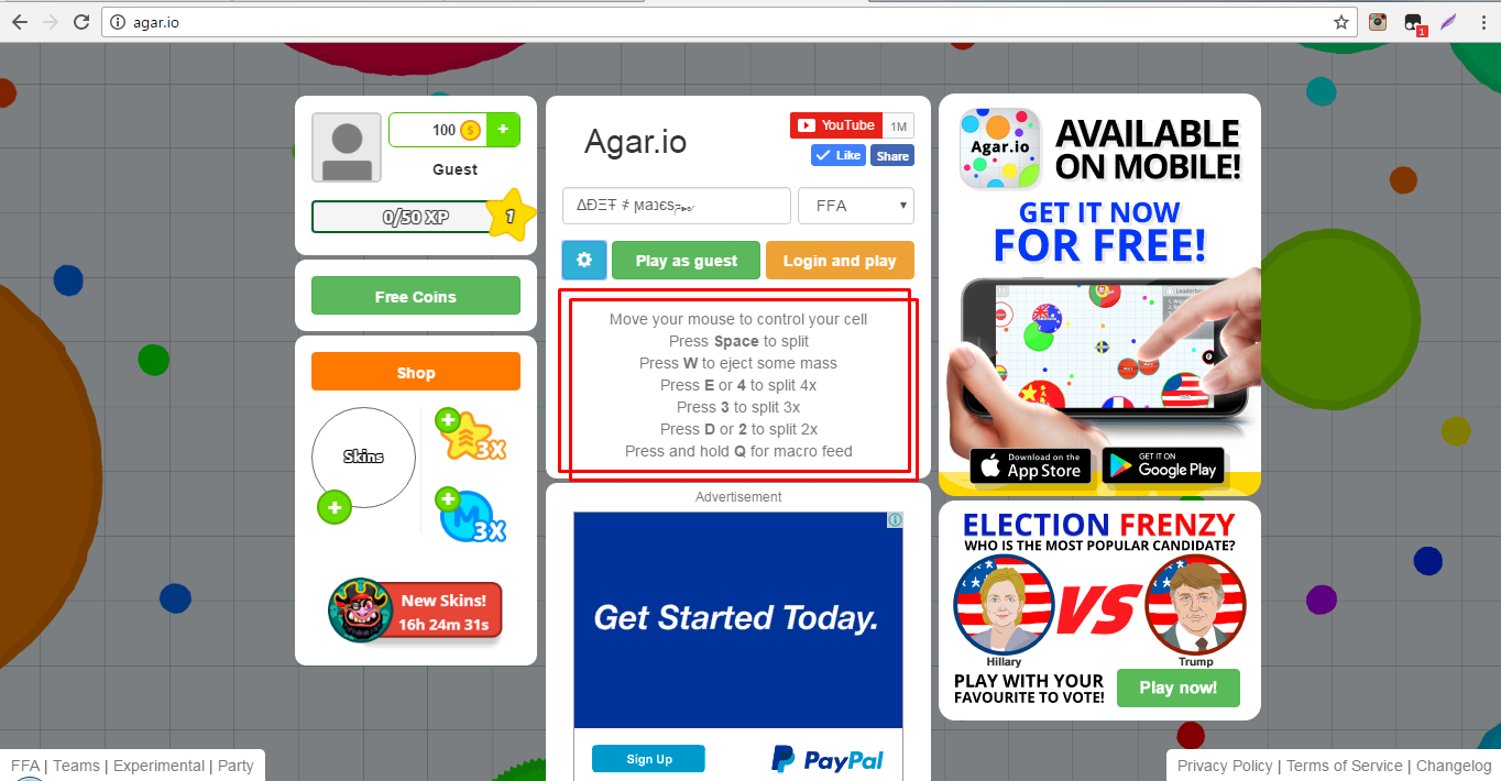 Cara Copy Script Ke Tampermonkey(OPERA,Google Chrome) Agar.io 100