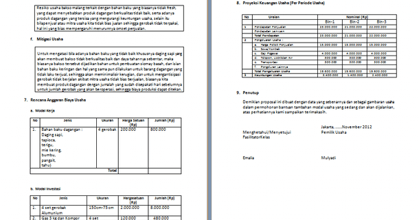 Contoh Proposal Pengajuan Kredit Usaha Ke Bank Pdf