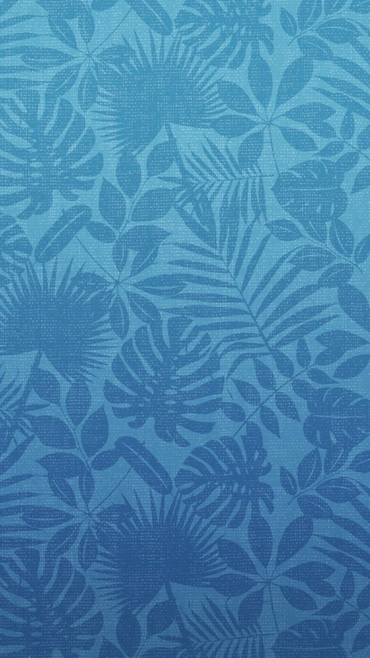 Leaves Pattern Blue  Galaxy Note HD Wallpaper