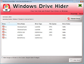 Windows Drive Hider v3.0 Portable B99999