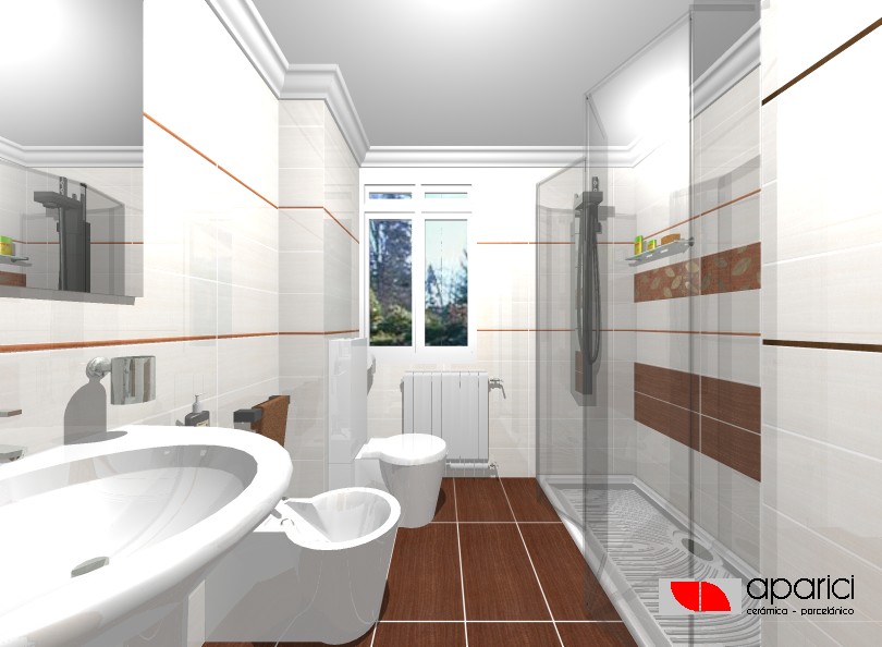 DECORACION DE INTERIORES: PROYECTO DE BAÑO MODERNO