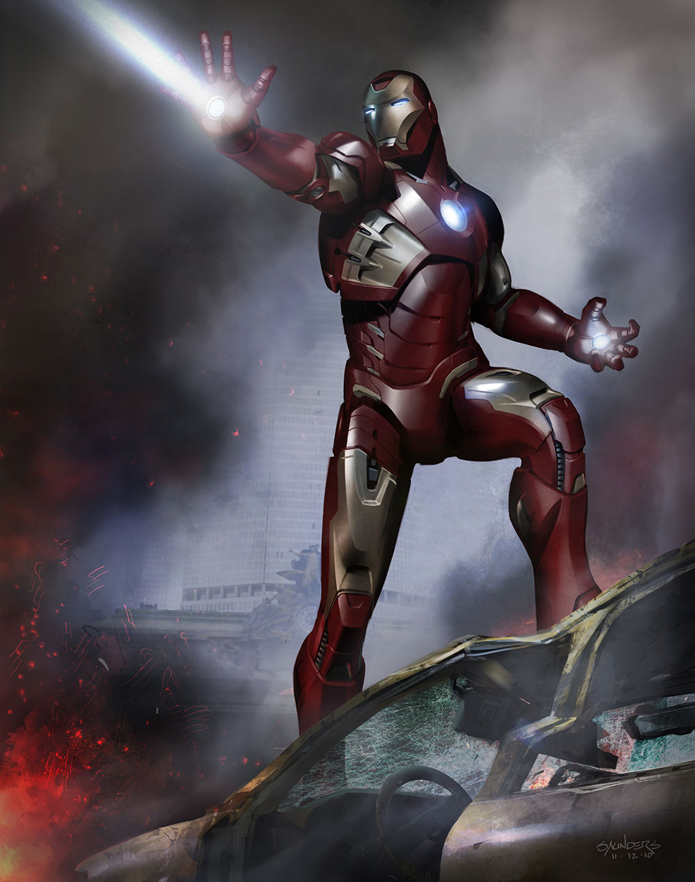 Iron Man Mk VII  Avengersquot; by Phil Saunders aka Wacomonkey