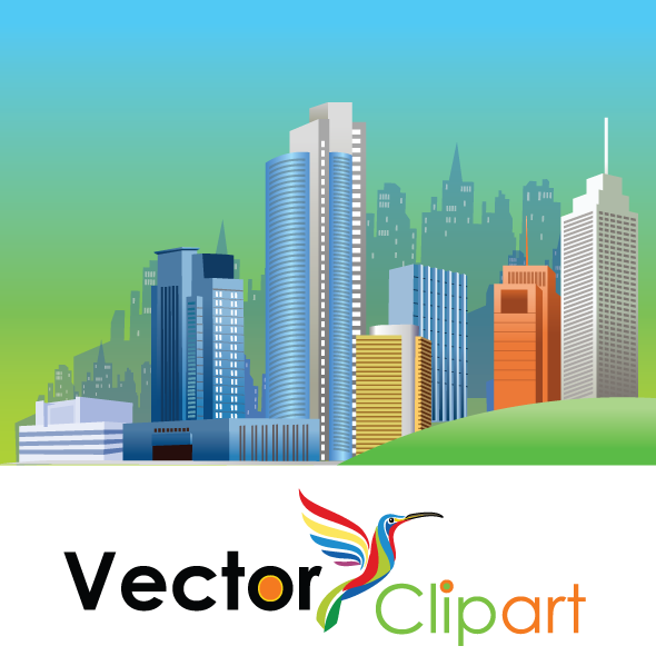 Ciudad espléndida - Vector 