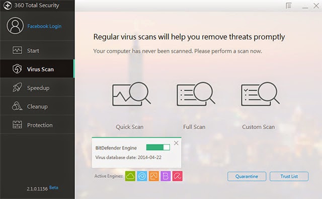 برنامج مجاني للحماية من الفيروسات وتنظيف وتسريع جهازك Total Security 360