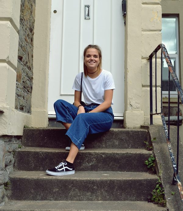 monki denim culottes