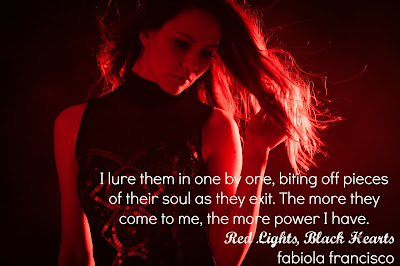 Red Lights Black Hearts by Fabiola Francisco book quote graphic