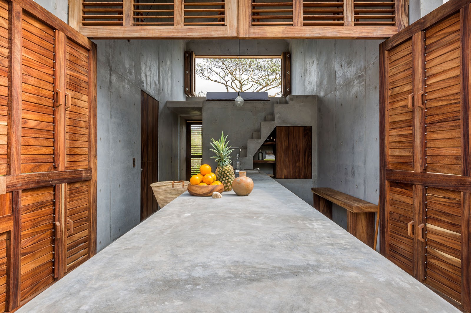 {Decor Inspiration} Concrete Tiny House in Mexico Hello Lovely