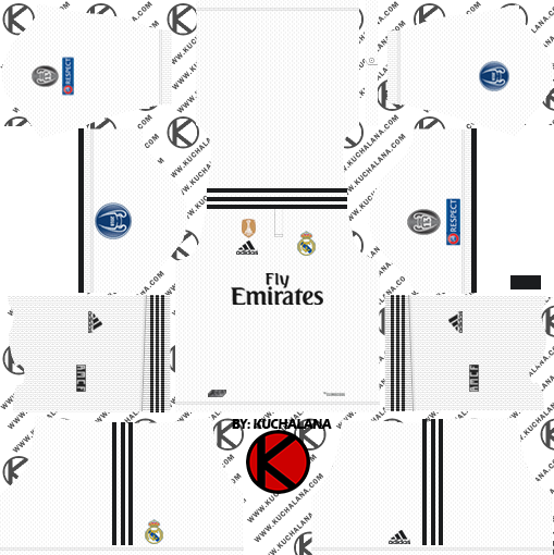 Real Madrid 2018 19 Kit Dream League Soccer Kits Kuchalana
