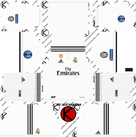 Real Madrid 2018/19 UCL Kit - Dream League Soccer Kits