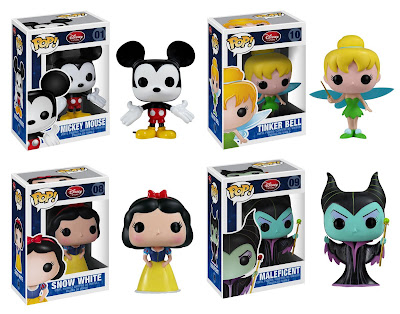 Disney Pop! Vinyl Figures Wave 1 - Mickey, Tinkerbell, Snow White & Maleficent