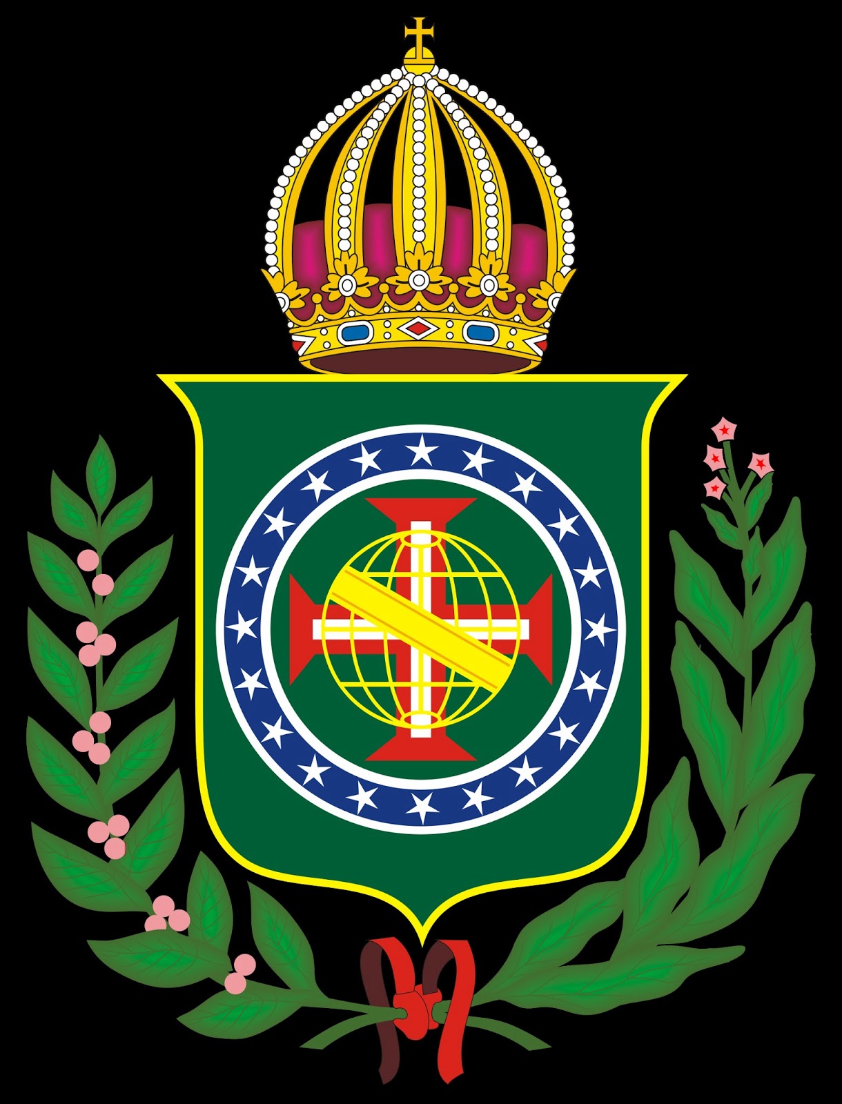флаг герб бразилии