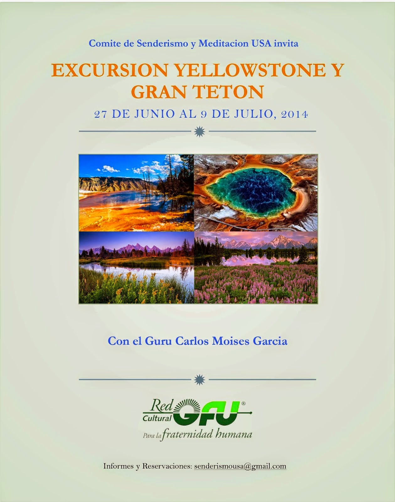 Excursiones con Meditaciones en Yellowstone y Gran Teton (USA)