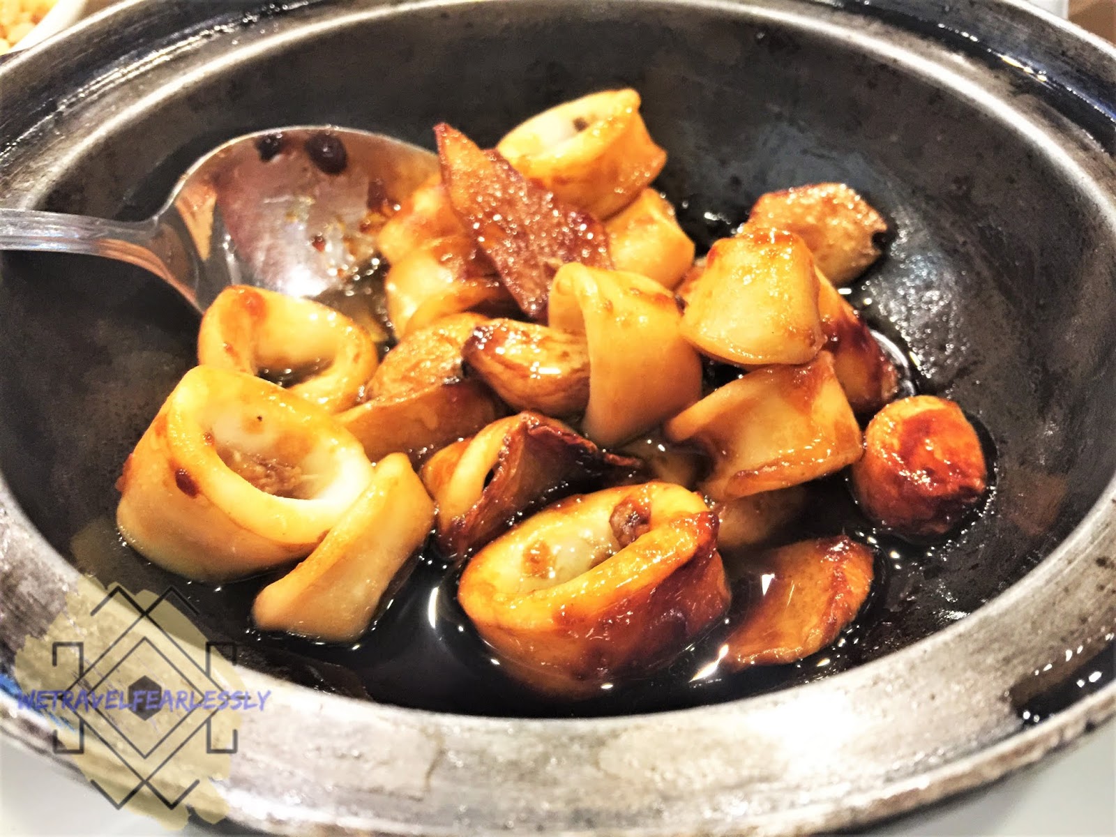 Three Cup Squid (PHP225) - Tien Ma's Taiwanese Cuisine in Libis, Quezon City - WTF Review