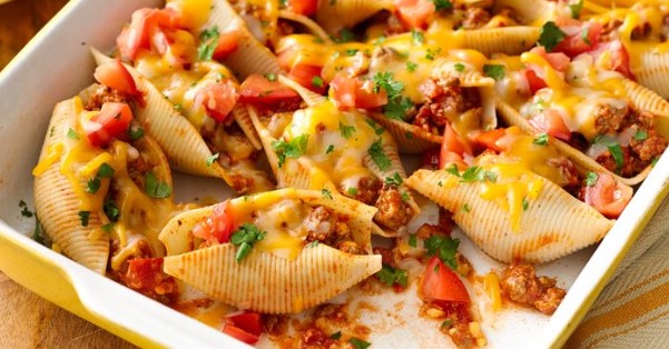 Taco Filled Pasta Shells Taco Filled Pasta Shells