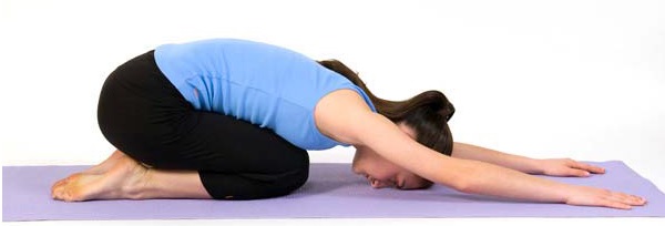 10 Yoga Poses for Shaping Thighs - child's pose 10 Yoga Poses for Shaping Thighs - child's pose