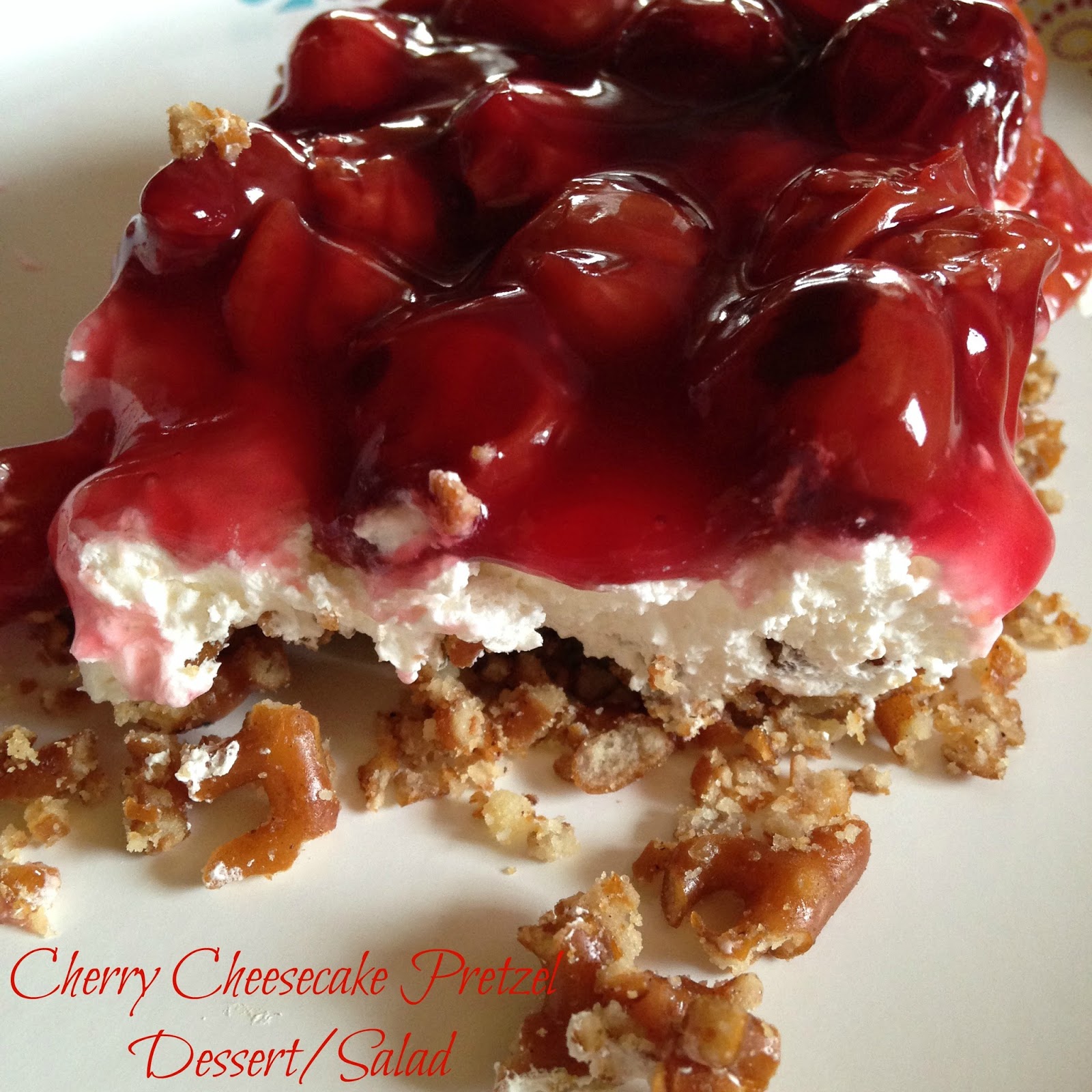 Turnips 2 Tangerines Cherry Cheesecake Pretzel Dessert/Salad