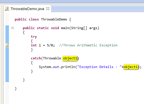 How to Throw Exceptions (The Java™ Tutorials > Essential Java Classes >  Exceptions)