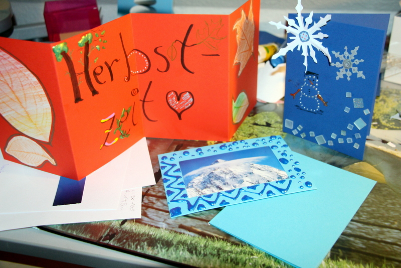 Creative life: Karten verzieren Teil 2