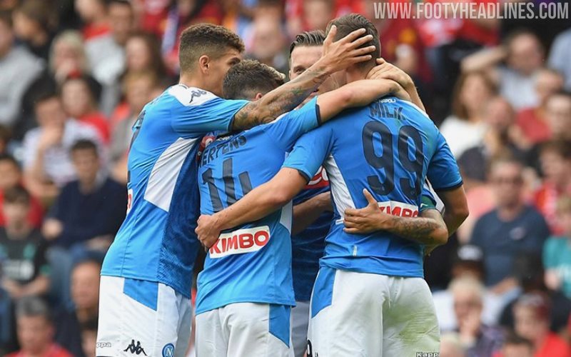 Napoli Changes Kit Numbers Color For TV - Leaked Soccer - Nike and Adidas Cheap Football Boots Sale.