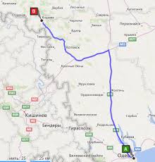 Подольск одесская область карта
