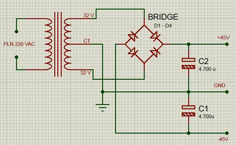 Pencatu Daya Terbelah (Split Power Supply) - Elektronika Newbie