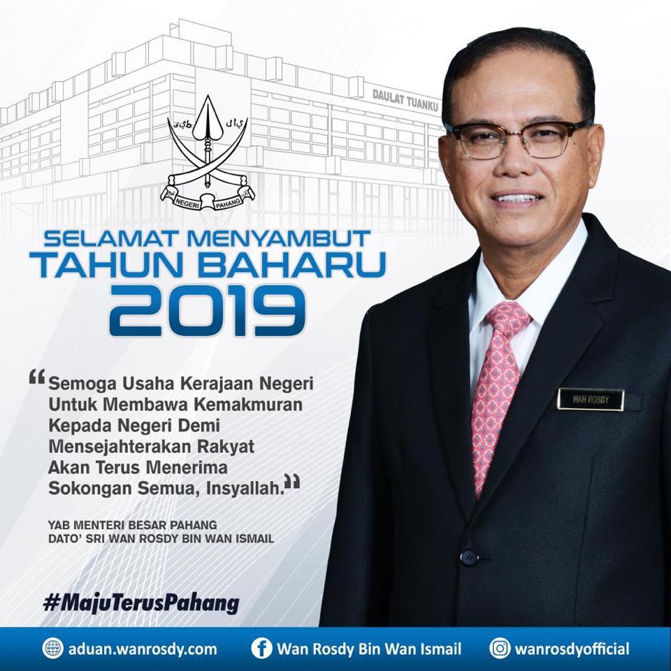 menteri besar pahang 2019