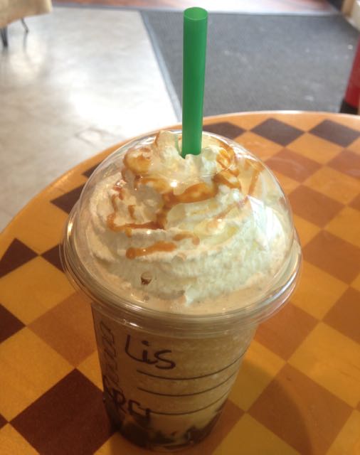 FOODSTUFF FINDS Caramel Coffee Jelly Frappuccino Drink (StarbucksUK