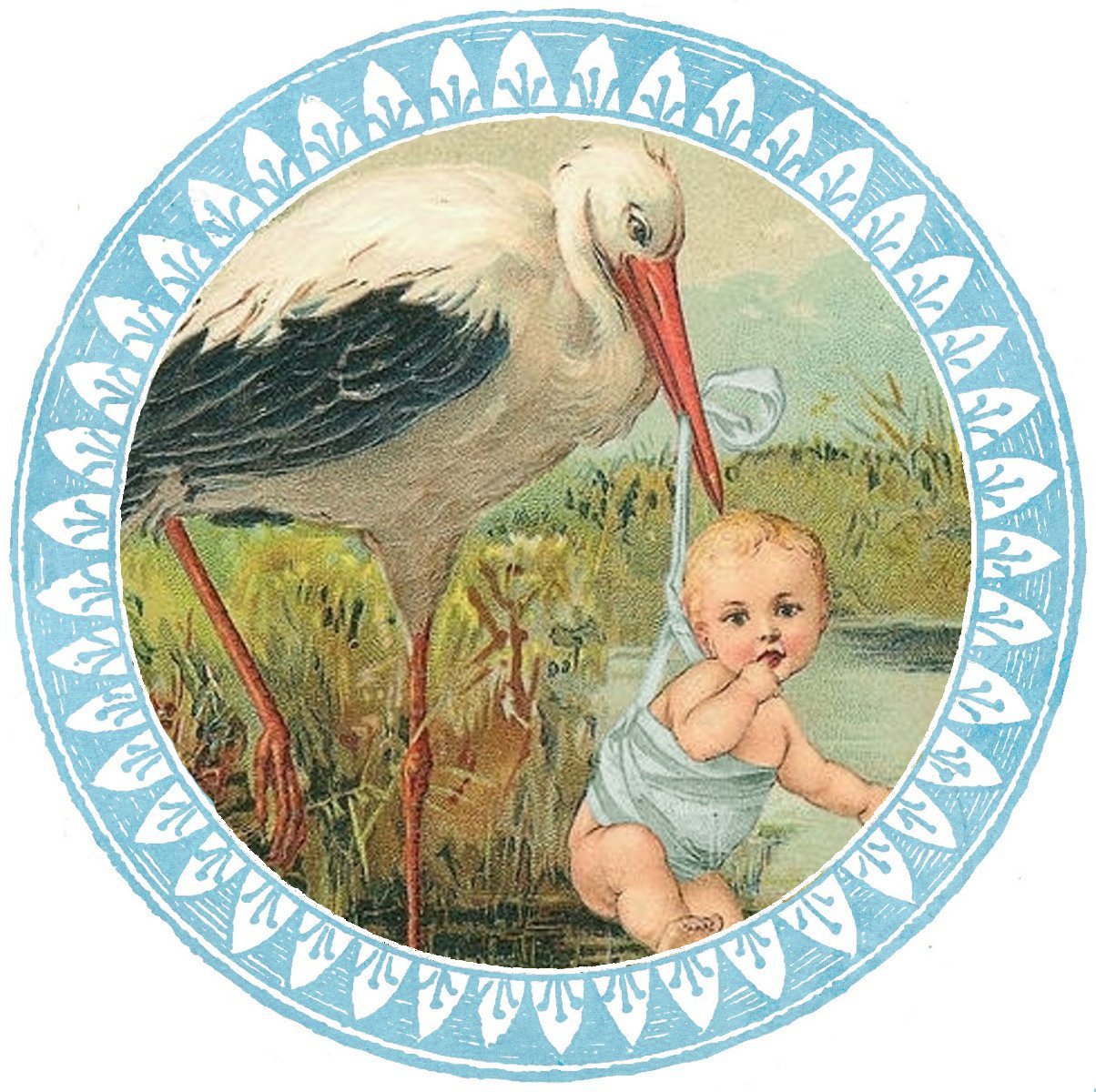 victorian baby clipart free - photo #47
