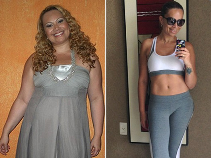 Depois de emagrecer 55 quilos, Solange Almeida exibe com orgulho a