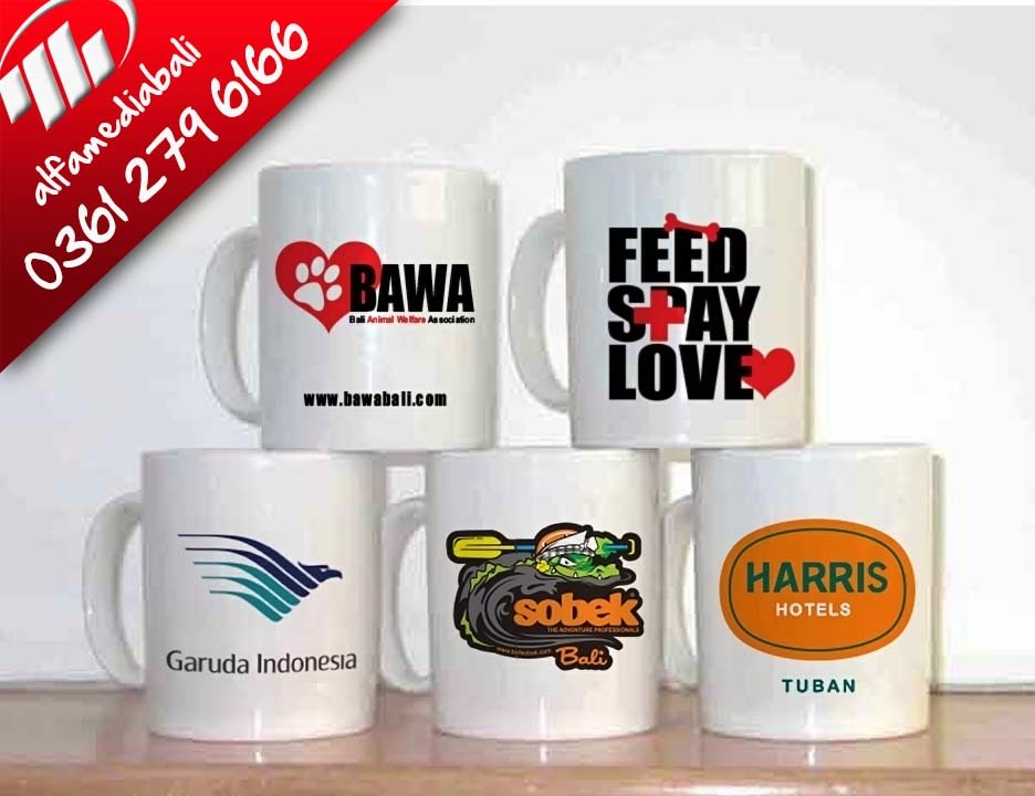 Mug Promosi di Bali Alfa Media Bali