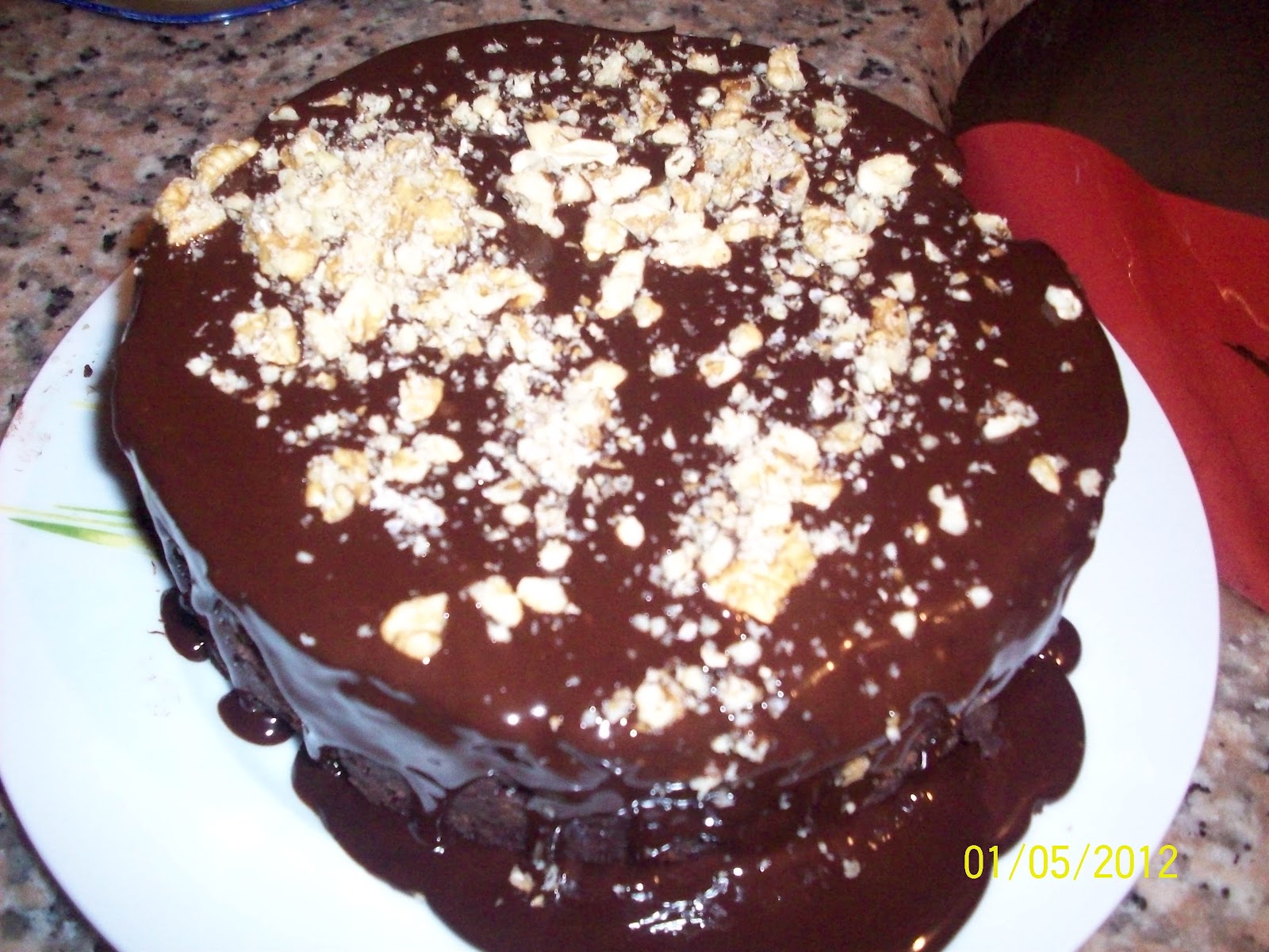 SAMSA ÇİKOLATA SOSLU MOZAİK PASTA