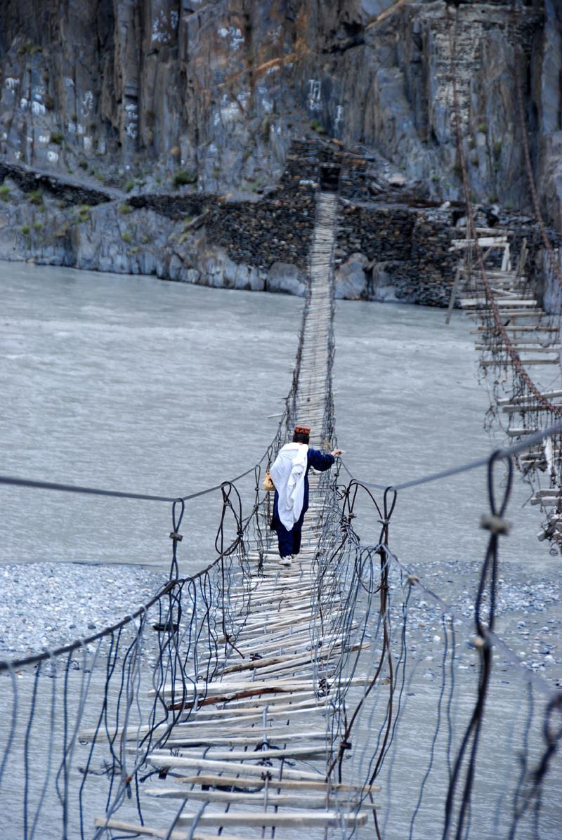 Hussaini Suspension Bridge, The World's Most Dangerous Bridge