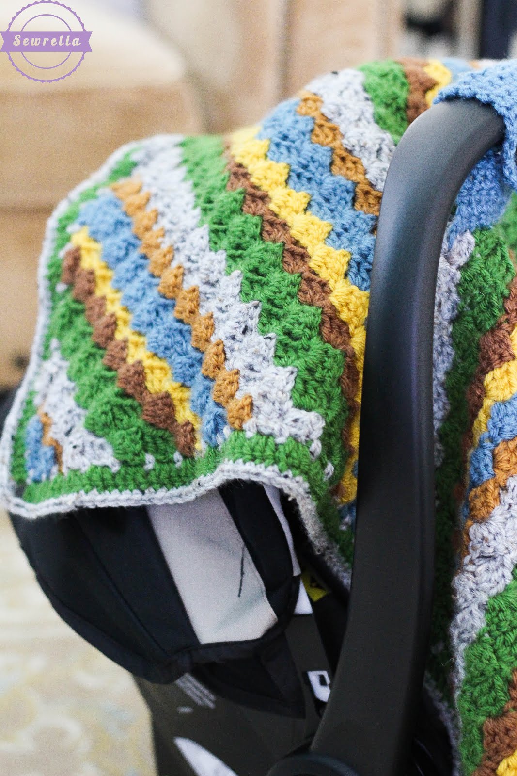 Sequoia Crochet Car Seat Canopy • Sewrella