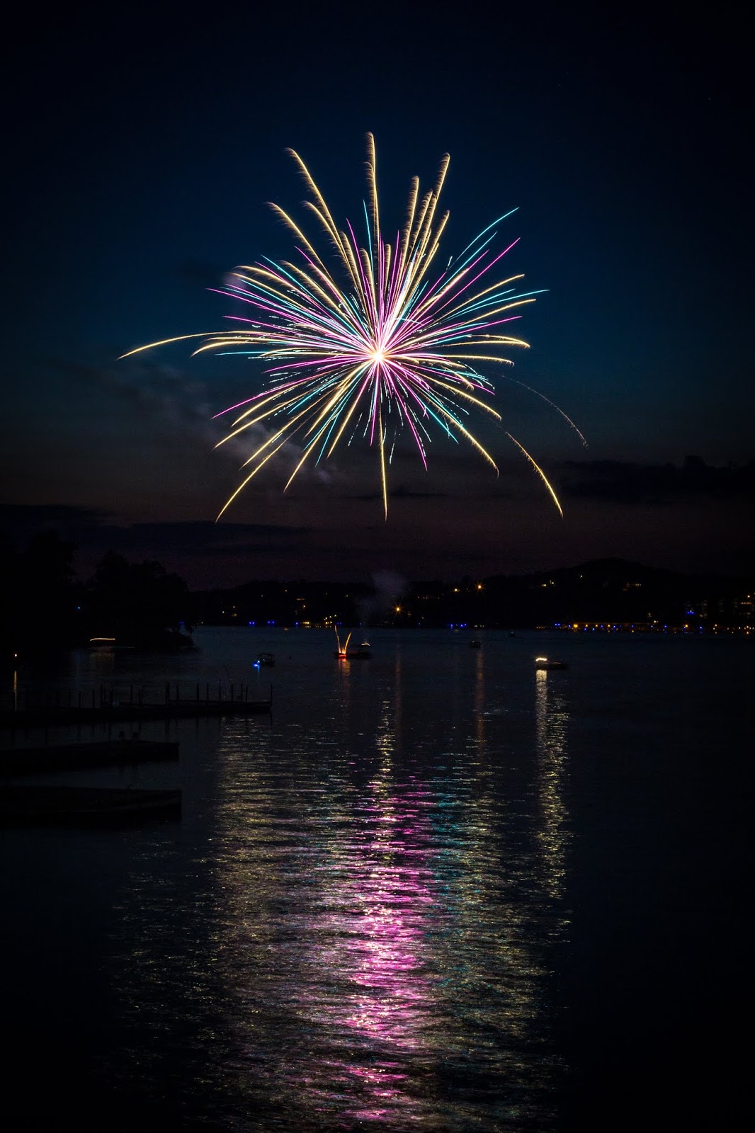 Lake of the Ozarks Vacation Rentals Memorial Day Fireworks at the Lake