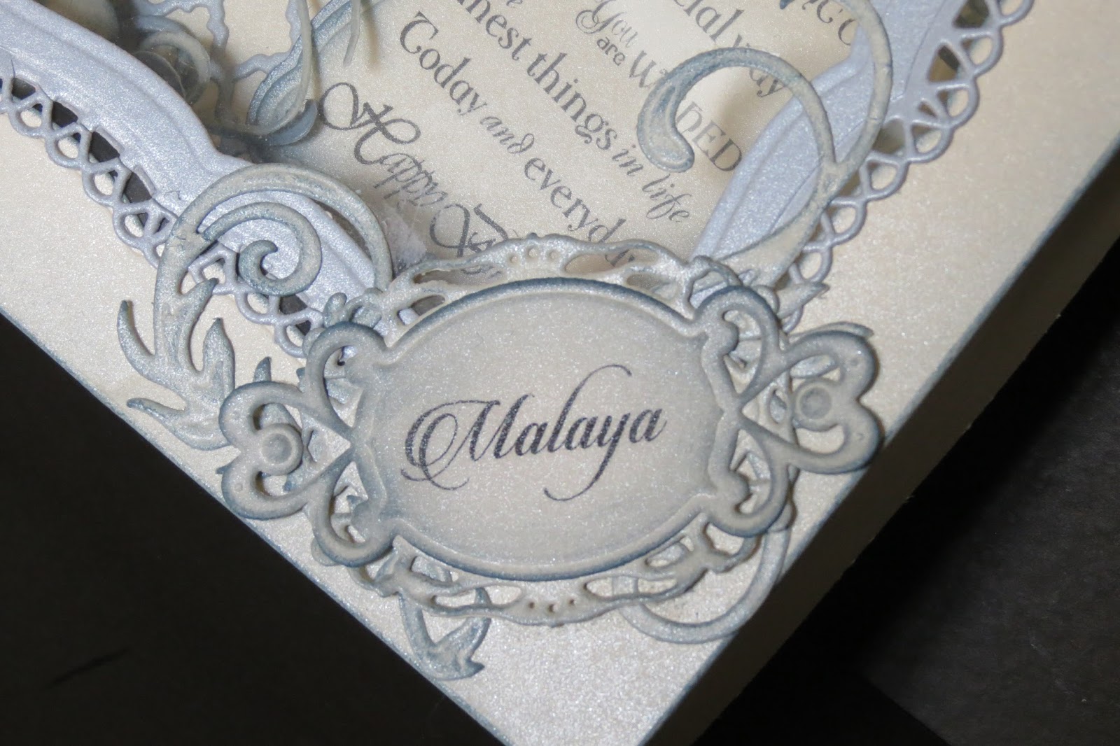 Ligaya's Creativity Zone Spellbinders Grand Decorative Labels One