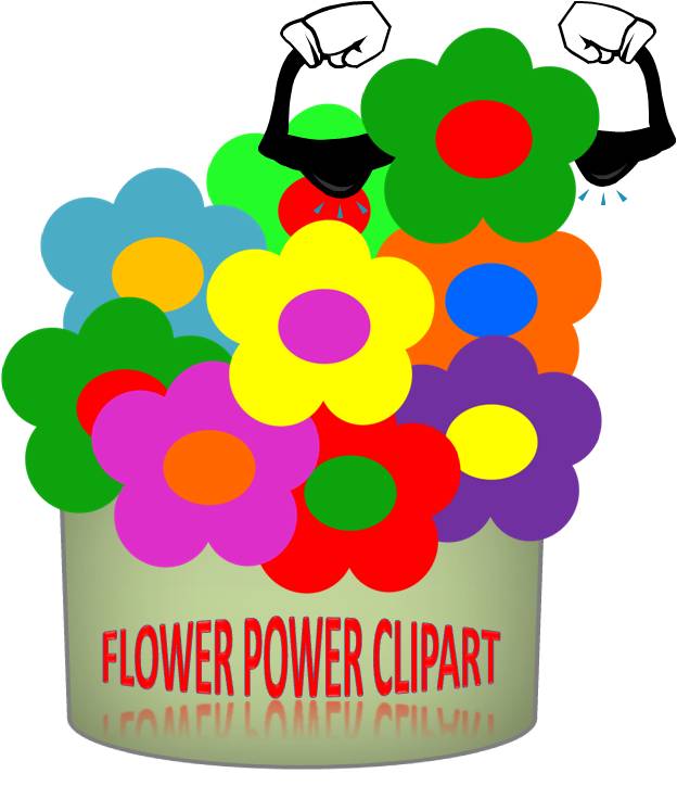 clipart flower power - photo #17