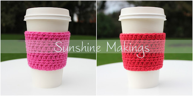 Crochet Coffee Cup Sleeves : Sunshine Makings