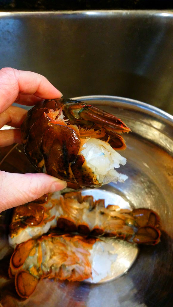 Just the Right Size Roasted "Piggy Back" Lobster Tails