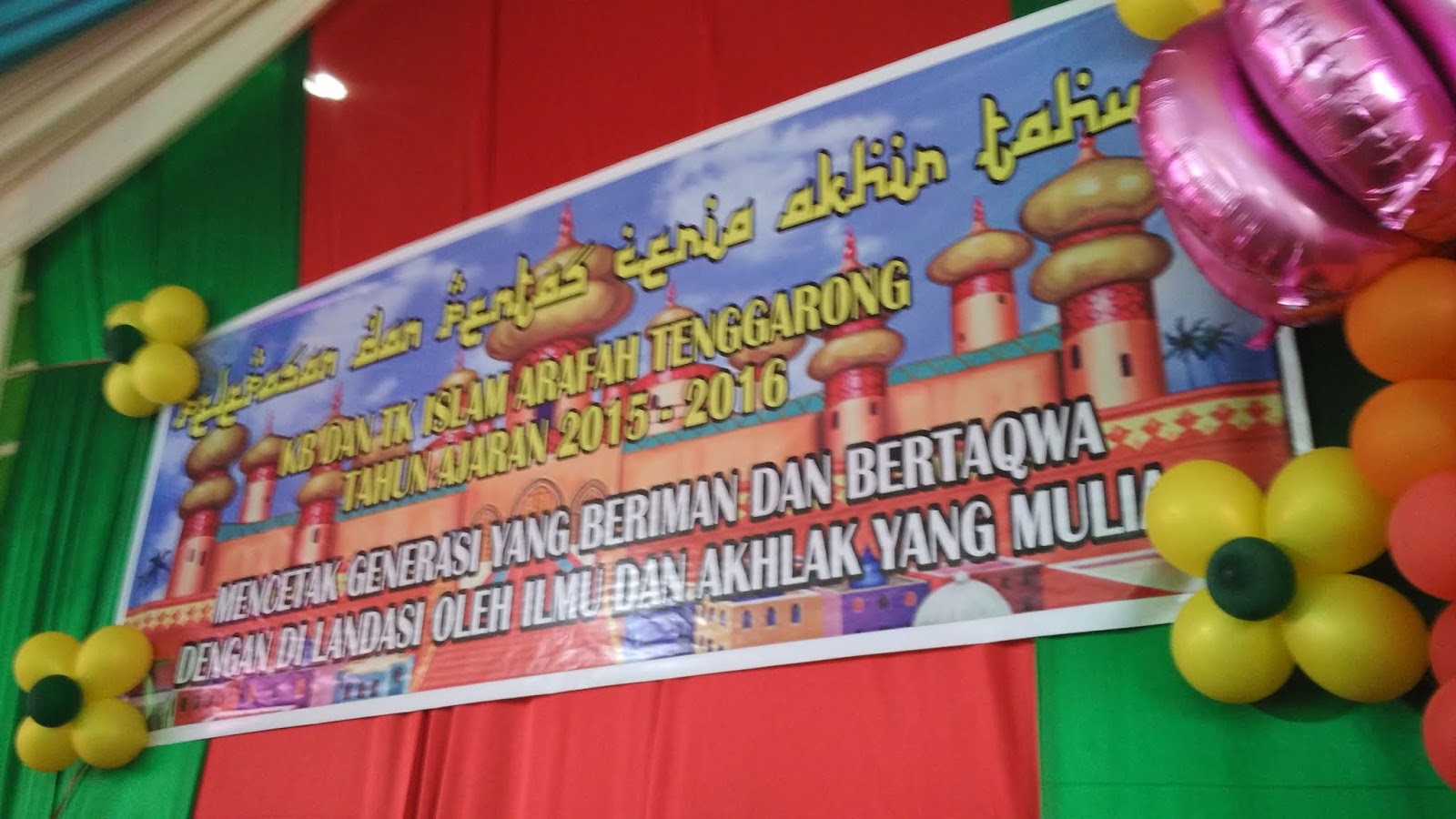 Contoh Perpisahan TK Tema Arabian Night