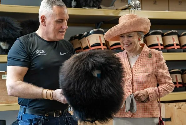 On the occasion of her 75th birthday, Princess Benedikte of Denmark visited The Danish Defence Command on Holmens Kanal