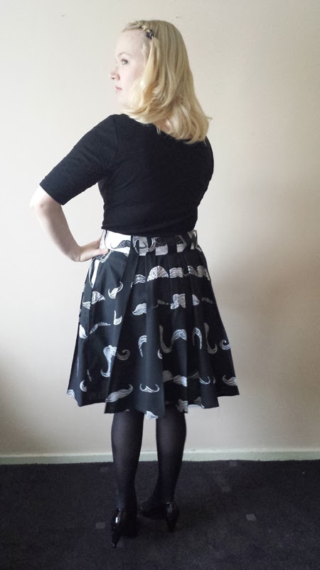 Stepalica Patterns: Zlata skirt - testing the pattern, Hannah
