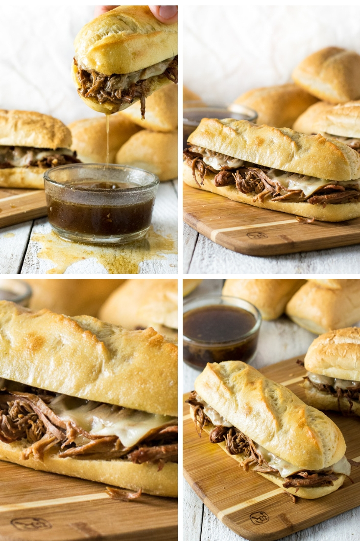 Easy Crock Pot French Dip Sandwiches Salty Sweet Recipes