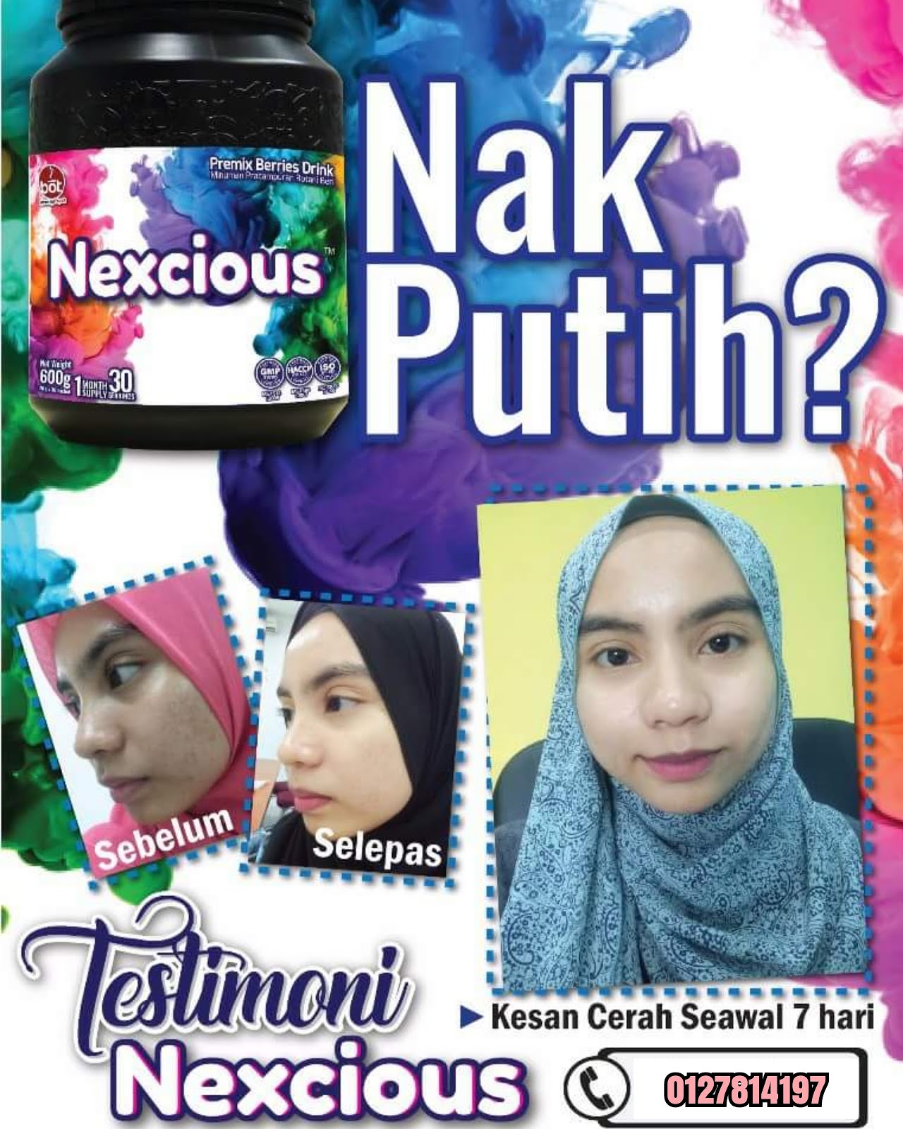 NEXCIOUS ~ PUTIH SEPANTAS 7 HARI!