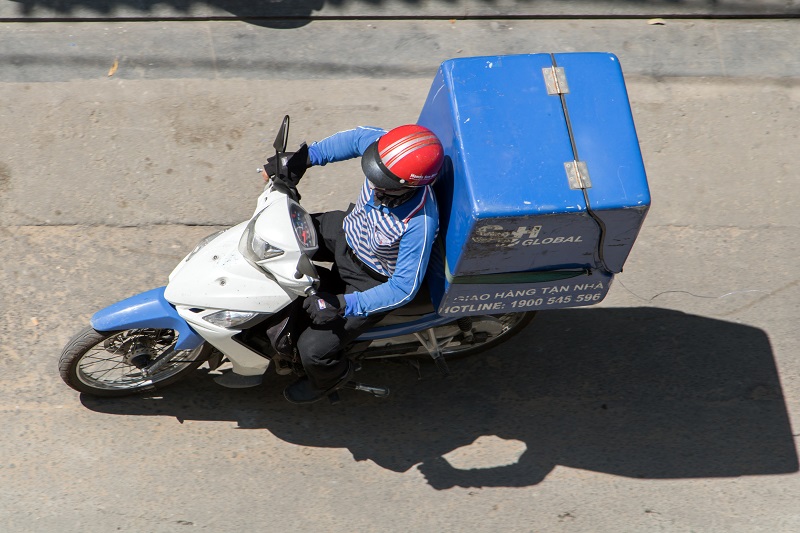 Bike for Delivery Always Better Option Than Delivery Trucks